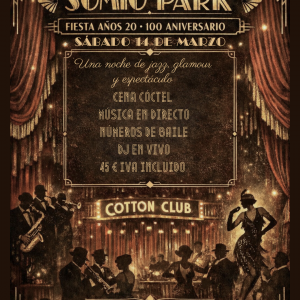 FIESTA THE COTTON CLUB SÁBADO 14 DE MARZO